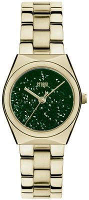 STORM Orologio da donna Azalyn Gold Green (30 mm) con quadrante verde / bracciale in acciaio inossidabile color oro 47547/GD/GN