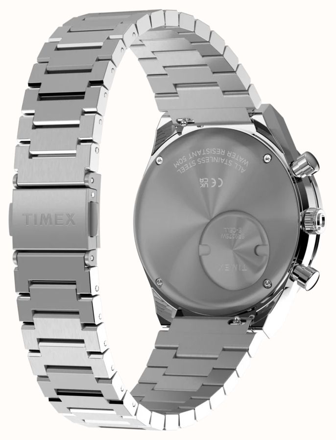 Timex Q Sport Timex Chronograph 40mm Stainless Steel Bracelet TW2Y88600 - widok alternatywny 3