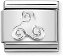 Nomination Classic Triskele Sterling Silver Charm 330106/05