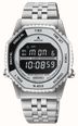 Seiko Digital Quartz Multifunction 'Rotocall' (37mm) Black & White / Stainless Steel Bracelet HFL002P1
