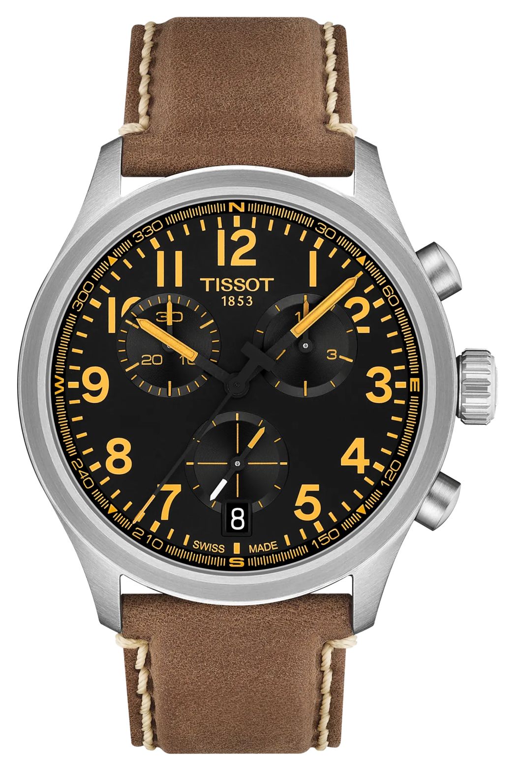 Tissot Chrono l Quarz (42 mm) schwarzes Zifferblatt / uhr-image-212049