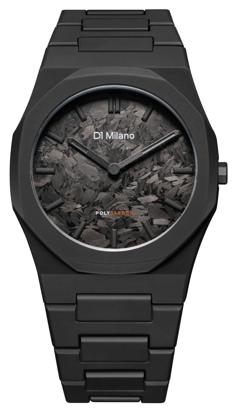 D1 Milano Cadran en fibre de carbone Polycarbonium (40,5 mm montre
