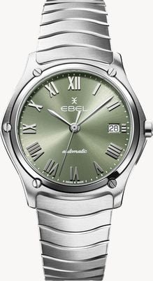 EBEL スポーツ クラシック オートマティック (37mm) グリーン サンレイ ダイアル / ステンレススチール ブレスレット 1216652