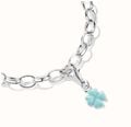 Thomas Sabo Green Cloverleaf Charm – Original 2257-M02-6 - vista alternativa 2