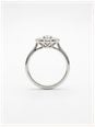 0.50ct Round Brilliant Natural Diamond 18ct White Gold Cluster Ring SL8493 - alternative Ansicht 3