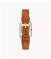 Fossil Raquel 23 mm Three-Hand Date Medium Brown Leather Fossil Watch ES5504 - 备用视图 2