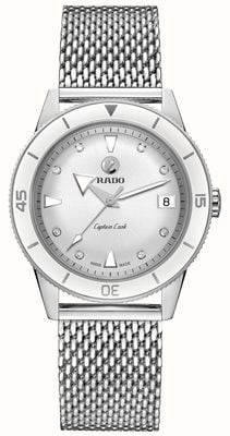 RADO 'Captain Cook' Automatic Diamonds White Dial R32500703