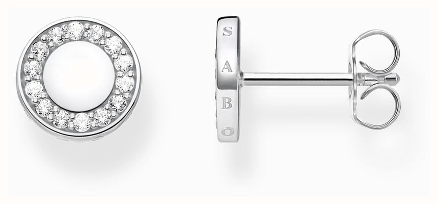 Thomas Sabo Stud Earrings | Sterling Silver | White Crystal H2061-051-14