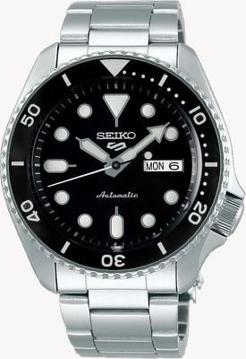 Seiko 5 Sport | Sports | Automatic | Black Dial | Stainless Steel Watch SRPD55K1