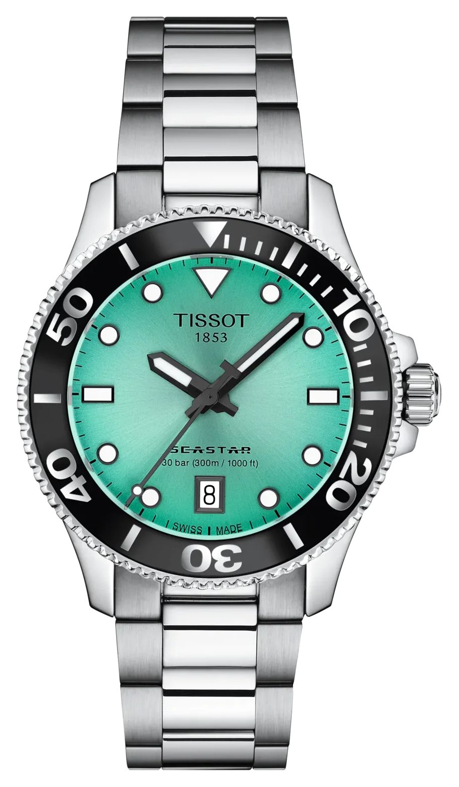 Tissot Seastar 1000 quartz (36mm) cadran turquoise / montre