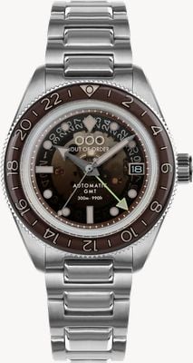 Out Of Order Cuba Libre Limited Edition Automatic GMT (40mm) Gradient Glass Dial / Stainless Steel Bracelet Watch OOO.001-25.CL.BAND.SS