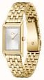 Lacoste Catherine Quartz (20.7x28.3mm) Silver Sunray Dial / Gold PVD Stainless Steel Bracelet 2001486 - vista alternativa 2