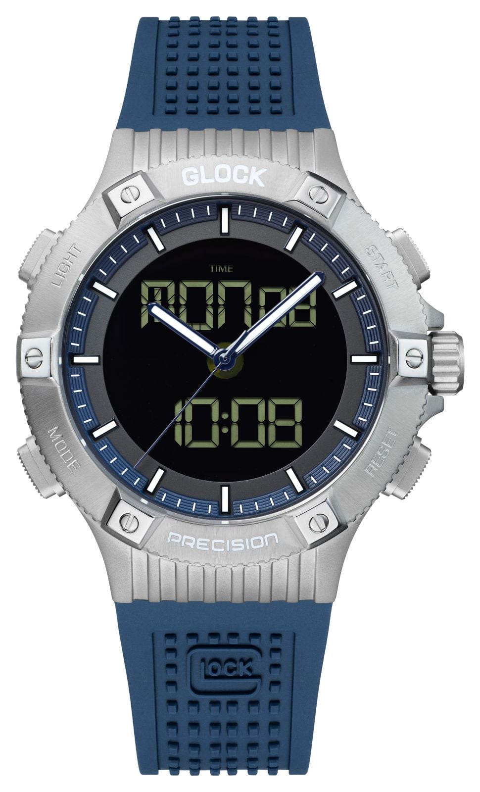 GLOCK Precision Horloge mondiale Ã  double affichage (44 mm montre