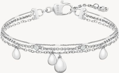 BOSS Jewellery Women's Selena Teardrop Crystal Bracelet Stainless Steel 1580767