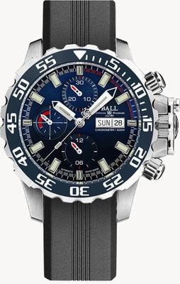 Ball Watch Company Ingenieur Kohlenwasserstoff Nedu | schwarzes Silikonarmband DC3226A-P3C-BE
