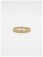 0.33ct Natural Diamond 9ct Yellow Gold Channel Set Ring HET100023