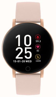 Reflex Active Wielofunkcyjny smartwatch Series 05 (42 mm) z cyfrową tarczą / różowo-różowym silikonem RA05-2020