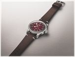 ORIS x Cervo Volante Big Crown Pointer Date Automatic (40mm) Burgundy Dial / Dark Brown Leather Strap Watch 01 754 7785 4038-SET - autre vue 3