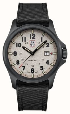 Luminox Atacama Field 1970 SET (43mm) Textured Sand Dial / Black Rubber Strap + Green Webbing NATO Strap XL.1971.SET