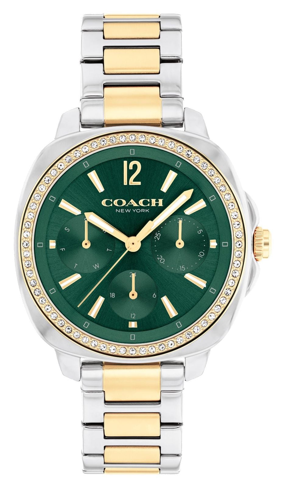 Coach femme kitt (34 mm) cadran vert / bracelet en montre