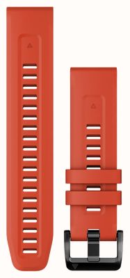 Garmin QuickFit 22mm Strap Only Flame Red Silicone 010-13111-04