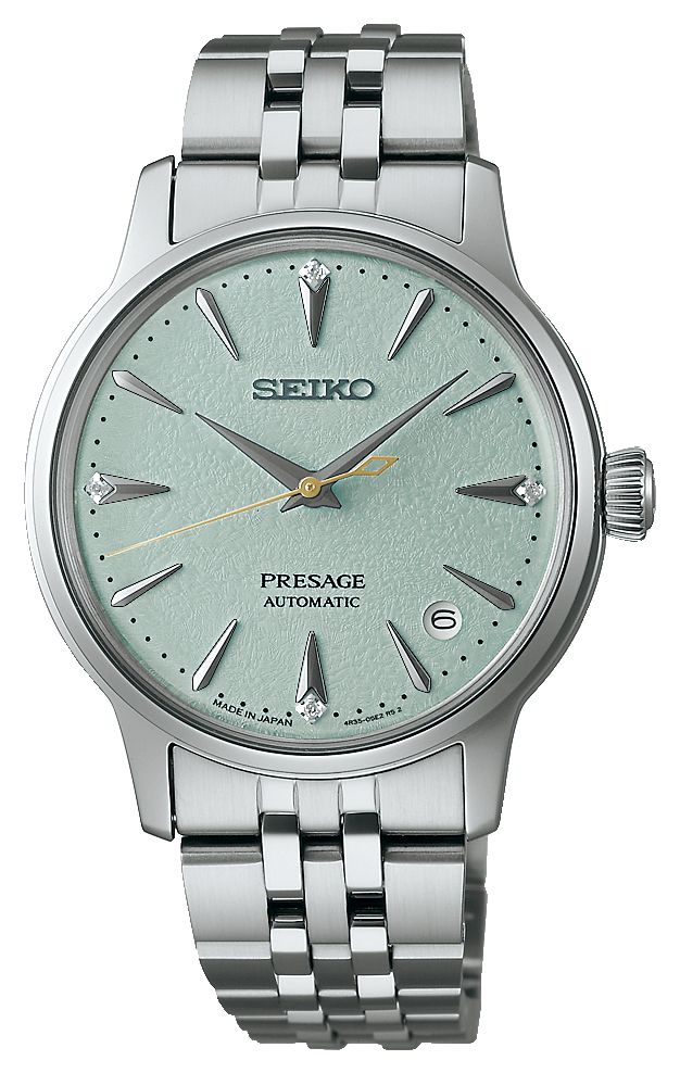 Seiko cocktail Presage Â« Frozen Mojito Â» en diamant montre