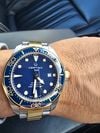 Customer picture of Certina DS Action Diver 43mm Powermatic 80 Blue Two Tone C0326072204100
