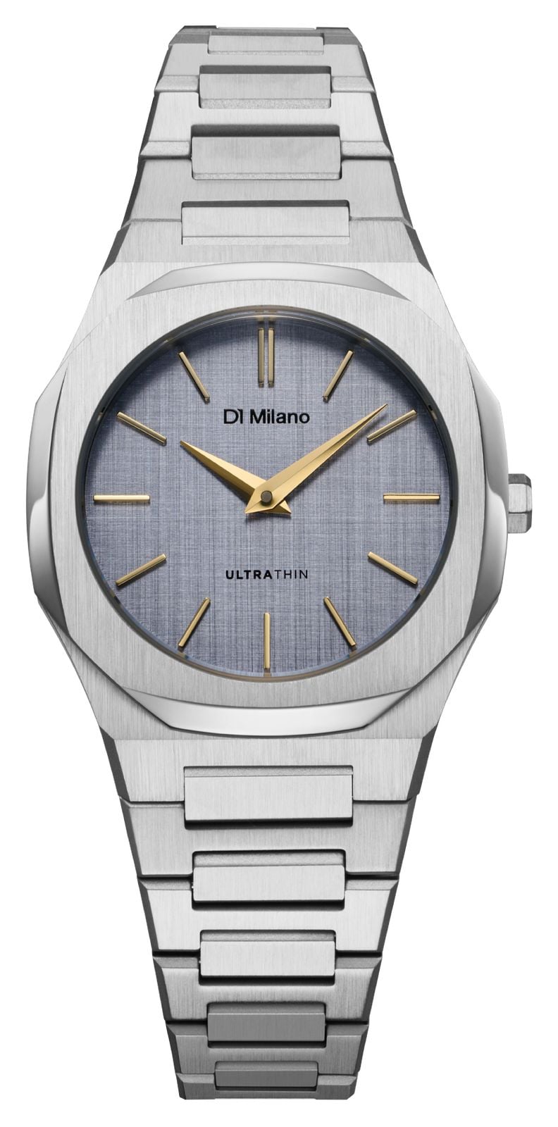 D1 Milano Cadran en lin brossÃ© bleu clair, ultra-fin (30 mm montre