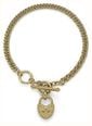 Olivia Burton Lock Heart Gold Plated Toggle Bracelet 24100632
