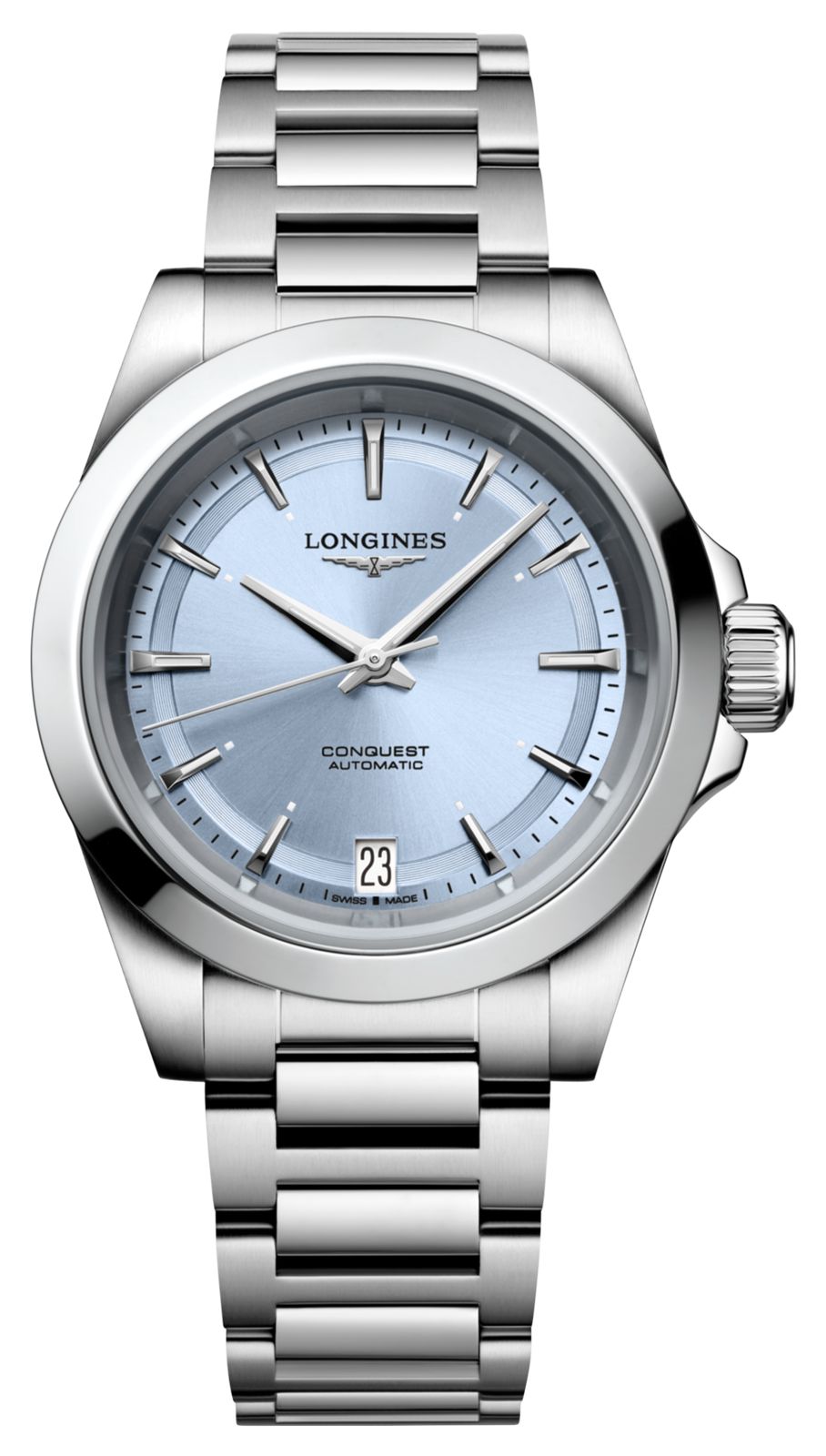 LONGINES Conquest automatique (34 mm) cadran soleillÃ© bleu montre