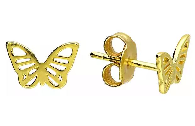 James Moore & Co Sterling Silver Gold Plated Cut Out Jewellery