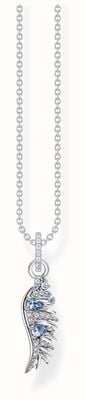 Thomas Sabo Rising Phoenix Wing Pendant Necklace | Sterling Silver | Crystal Set KE2168-644-1-L45V