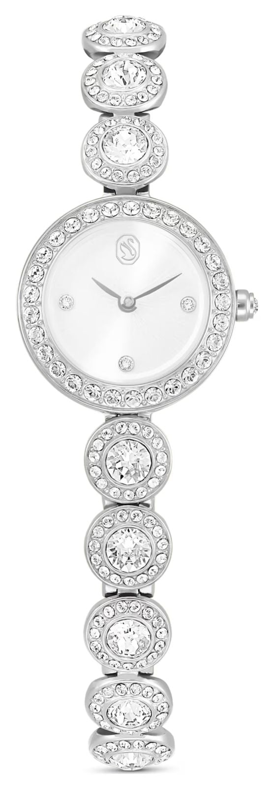 Una Angelic watch, Crystal bracelet, Silver tone, Stainless steel