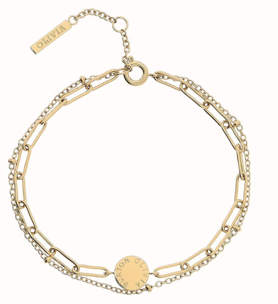 Olivia Burton Jewellery Classic Illusion Gold Tone Stacking Bracelet 24100066