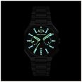 Armani Exchange Dual-Time Quartz (40mm) Black Dial / Black PVD Stainless Steel Bracelet AX1478 - 別ビュー 4