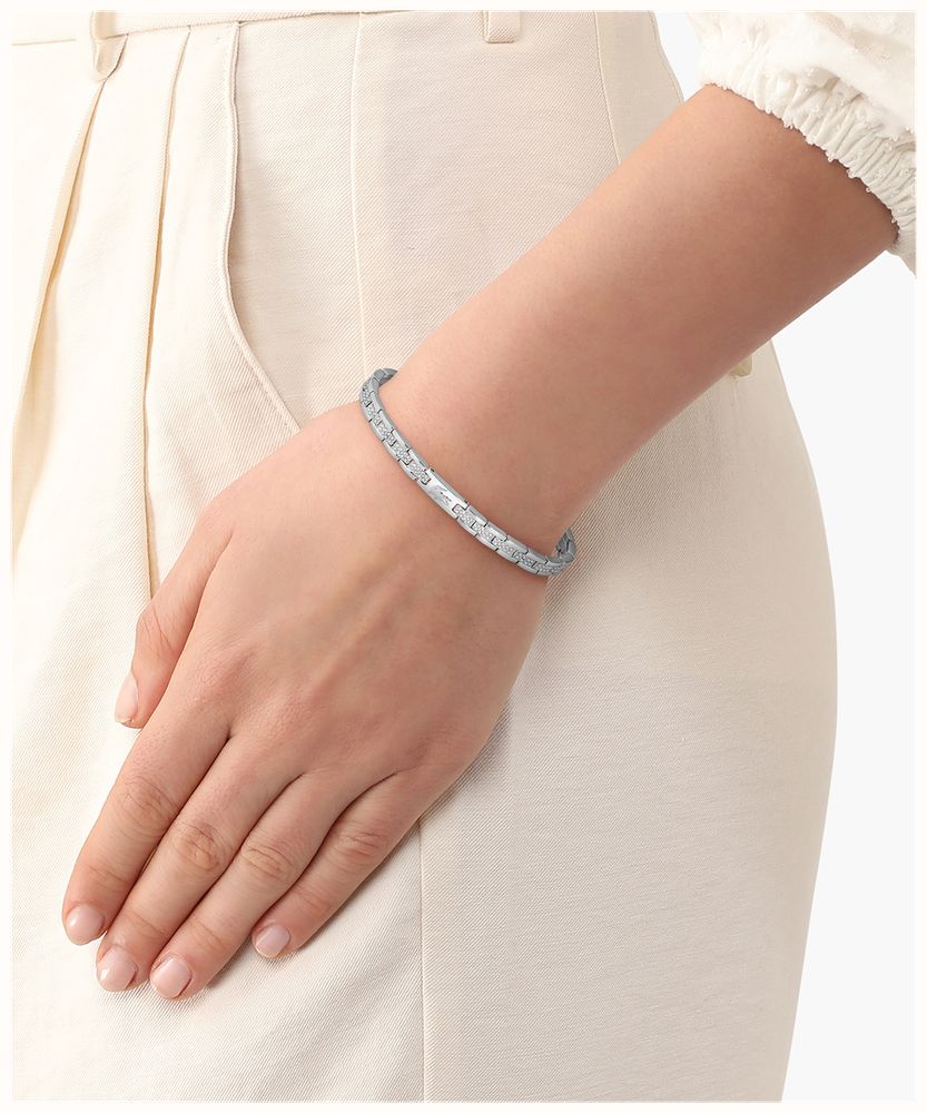 Lacoste Metropole Stainless Steel Bracelet With Crystals 2040670 - alternative Ansicht 4