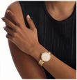 Calvin Klein GLEAM Crystal Quartz (24mm) Champagne Dial / Gold PVD Stainless Steel Bracelet 25100225 - autre vue 4