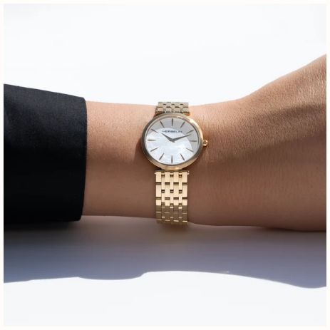 Herbelin Epsilon Quartz (28mm) Mother-of-Pearl Dial / Gold PVD Stainless Steel Bracelet 17116BP1N19 - альтернативный вид 4