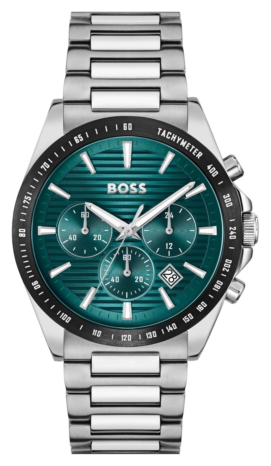 BOSS Chronographe Strike (41 mm) cadran bleu sarcelle textur montre