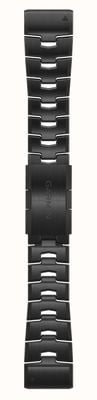Garmin QuickFit 26 Watch Strap Only, Vented Titanium Bracelet With Carbon Grey DLC Coating 010-12864-09