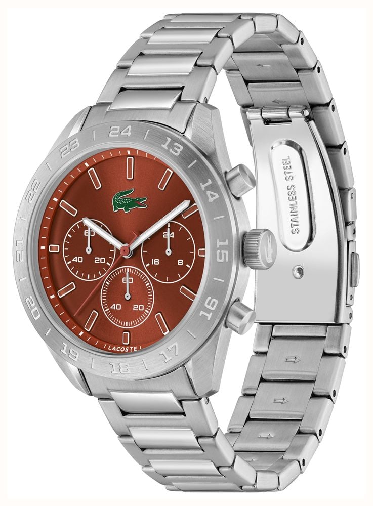 Lacoste Stainless Steel Red Dail Boston Watch 2011535 - alternative Ansicht 2