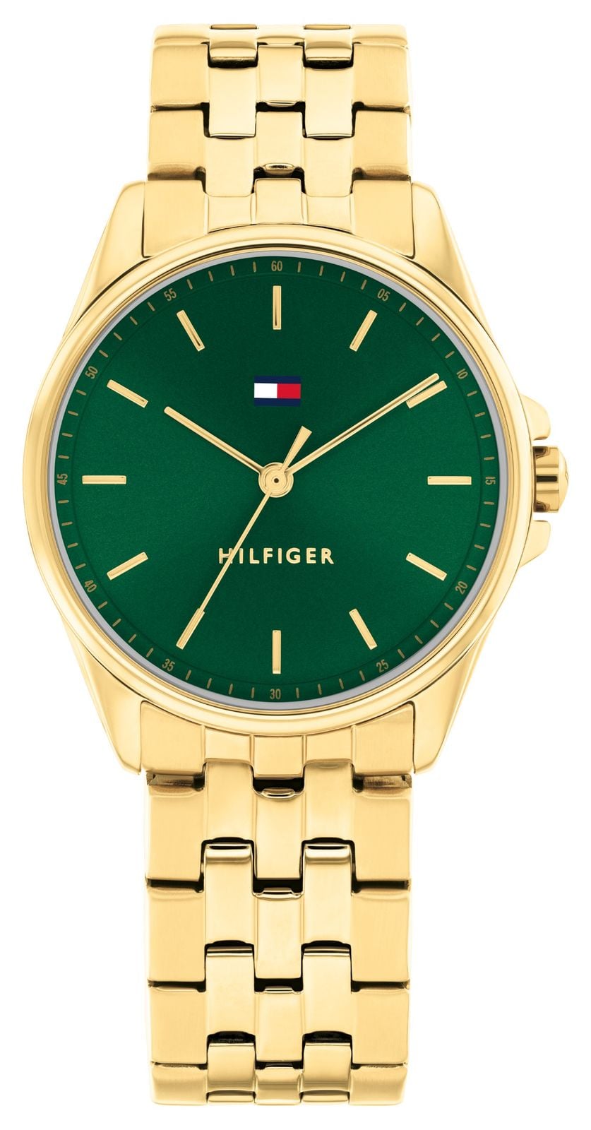 Tommy Hilfiger Cadran vert jade (30 mm) / bracelet en acier montre
