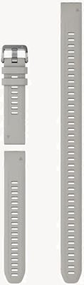 Garmin Nur Quickfit 20-Uhrenarmband (20 mm) aus nebelgrauem Silikon (3-teiliges Tauchset) 010-13358-00