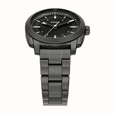 Fossil Machine 41 mm Three-Hand Date Smoke Stainless Steel Watch FS6185 - vista alternativa 4