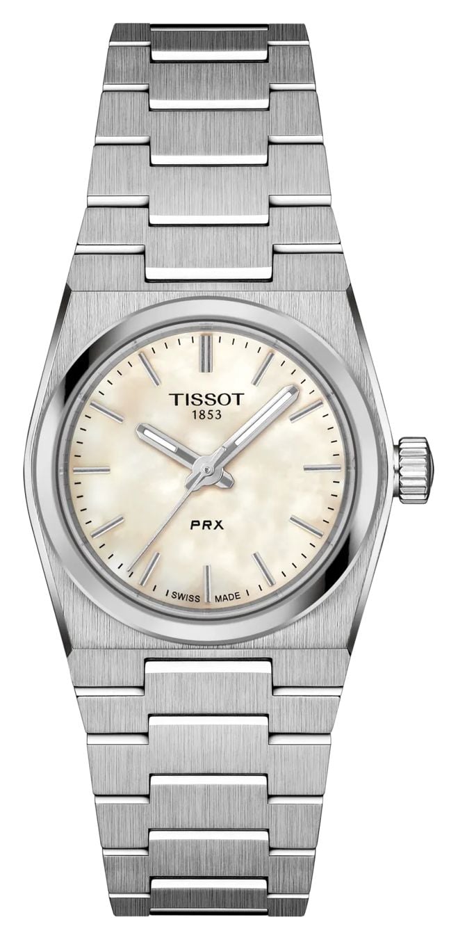 Tissot Prx quartz (25 mm) cadran nacre / bracelet en montre