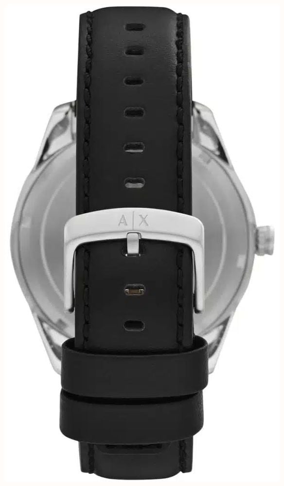 Emporio Armani Enzo Leather Black Strap Men's AR11836 - alternate view 2