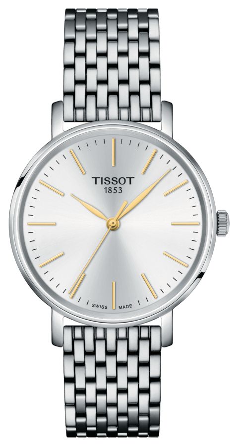 Tissot Everytime quartz lady (34mm) cadran argent / bracelet montre