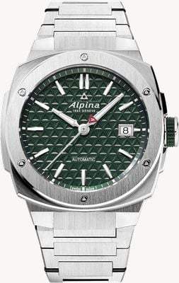 Alpina Reloj Alpiner Extreme automático (39mm) esfera verde texturizada / pulsera acero inoxidable AL-525GR3AE6B