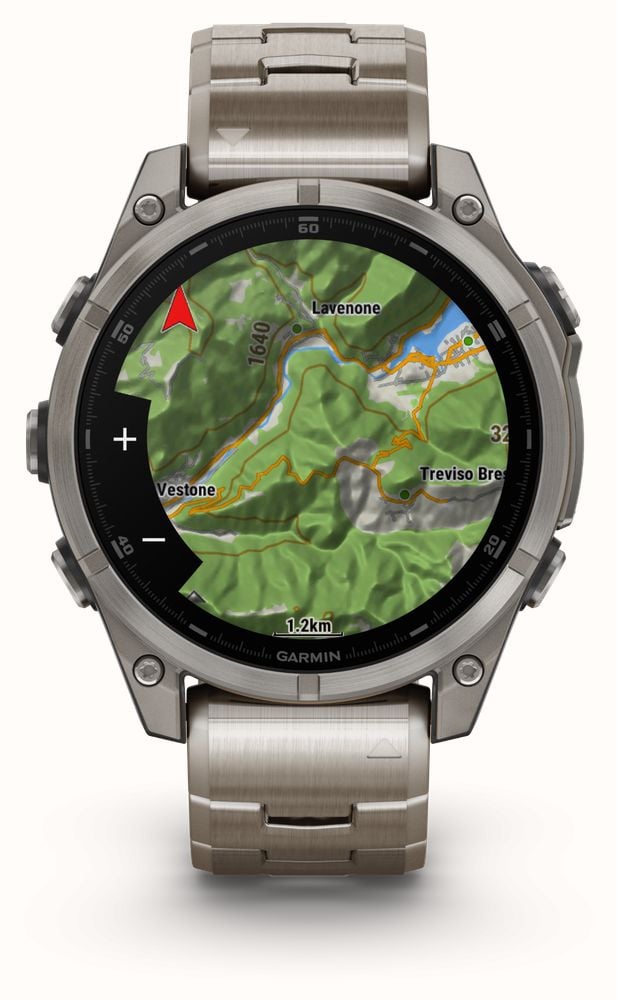 GIOPUEY - Cache De Protection Capteurs Pour Garmin Fenix 8 / 8 Pro / Tactix 8 / Quatix 8 (47mm) - Gris