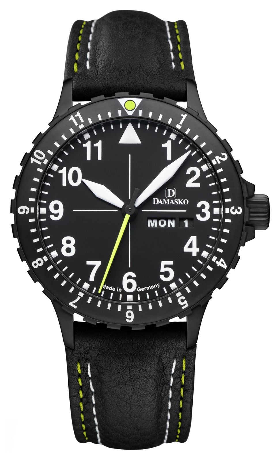 Damasko DK46 DayDate Automatic TOP 40mm Black Dial  Watch